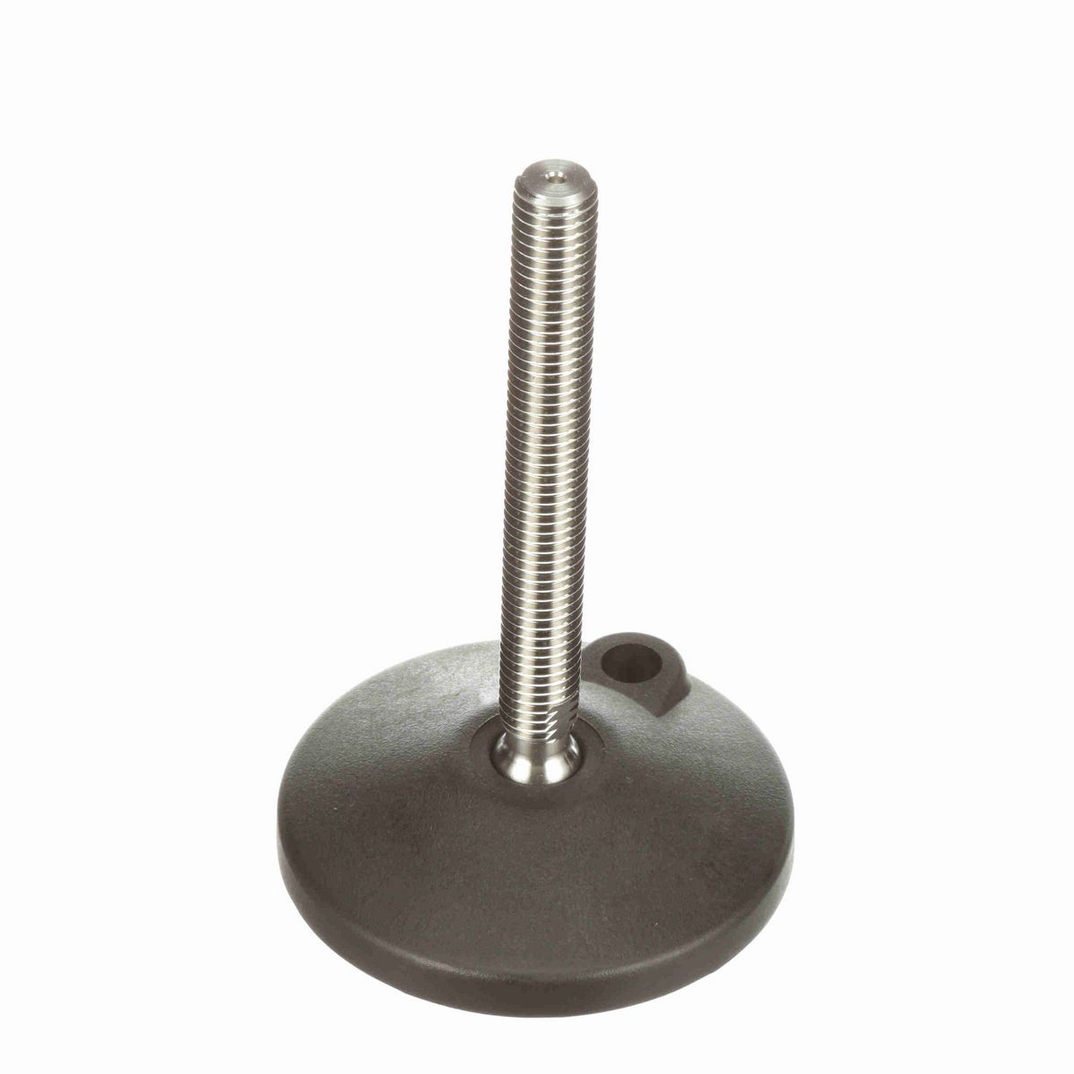 System Plast Fixed Plastic Leveler; Series: VG-511, Base Diameter: 4, Spindle Length: 4.6-in, Thread: 5/8-11 - VG-511-03-S58-L5T