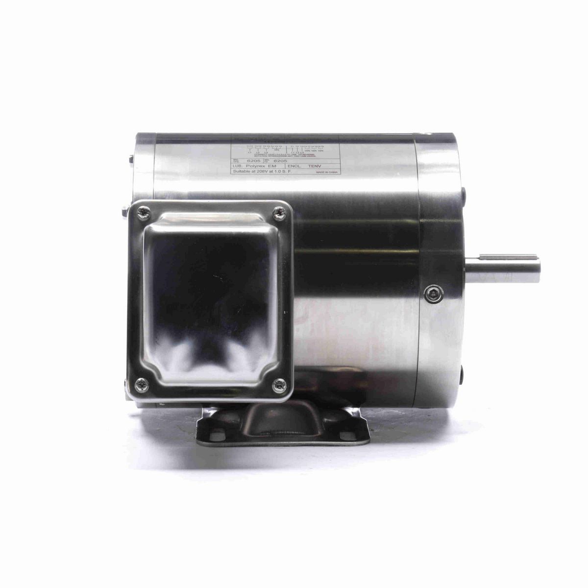 LEESON SST Duck™ General Purpose Motor, 0.50 & 0.33 HP, 3 Ph, 60 & 50 Hz, 230/460 & 190/380 V, 1200 & 1000 RPM, 56C Frame, TENV - 191414.00