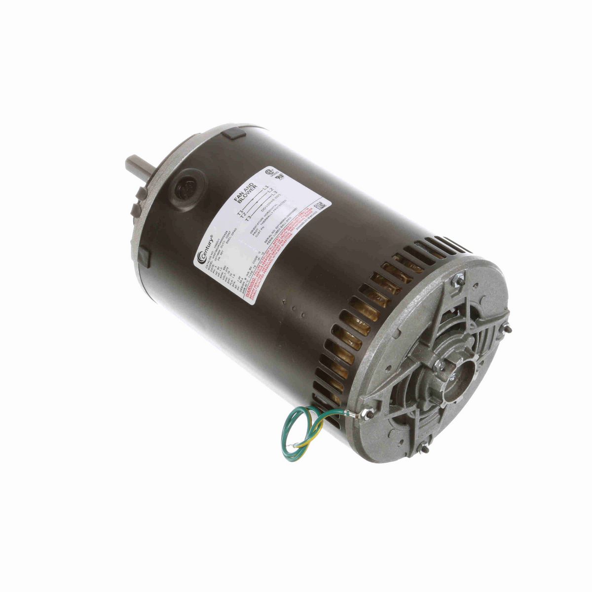 Century Condenser Fan Motor, 1.0 HP, 3 Ph, 60 Hz, 575 V, 900 RPM, 56Z Frame, OPAO - H962V1