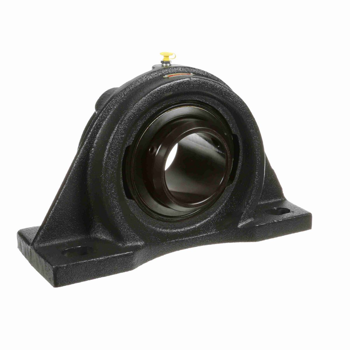 Sealmaster Mounted Cast Iron Two Bolt Pillow Block Ball Bearing - 52100 Bearing Steel, Black Oxided - Lock - S-5111-M55
