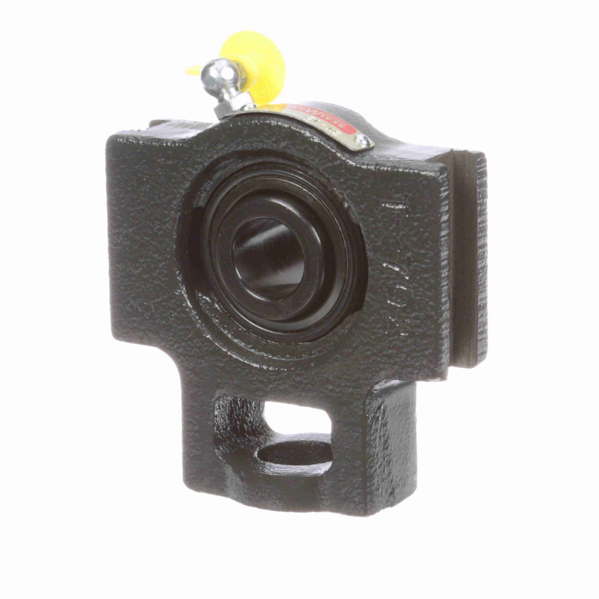 Sealmaster Mounted Cast Iron Wide Slot Take Up Ball Bearing - 52100 Bearing Steel, Black Oxided - Setscrew Lock - ST-12