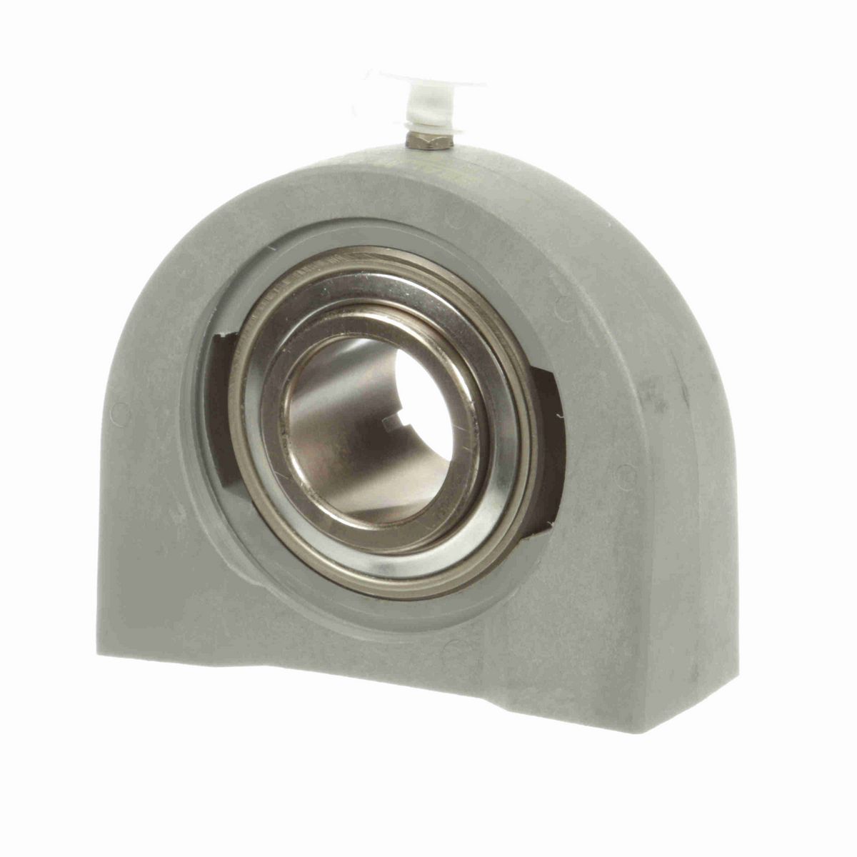 Sealmaster Mounted Composite Tapped Base Pillow Block Ball Bearing - 52100 Bearing Steel, Phosphorus Nickel Coated - Concentric Lock - Corrosion Resistant - CRTBC-PN206T