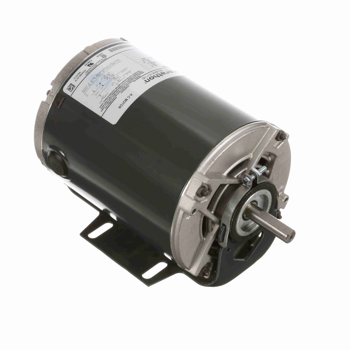 LEESON Fan and Blower Motor, 1/6-1/18 HP, 1 Ph, 60 Hz, 115 V, 1800 RPM, 48 Frame, DP - 4322