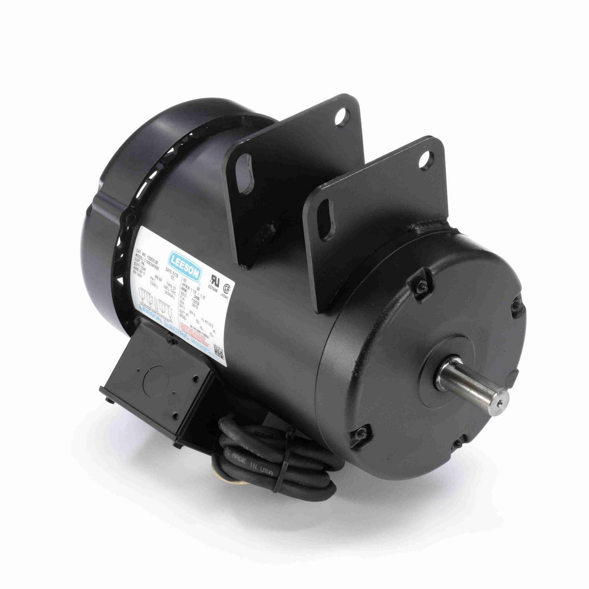 LEESON Other Purpose Motor, 1.50 HP, 1 Ph, 60 Hz, 115/230 V, 3600 RPM, 143Y Frame, TEFC - 120925.00