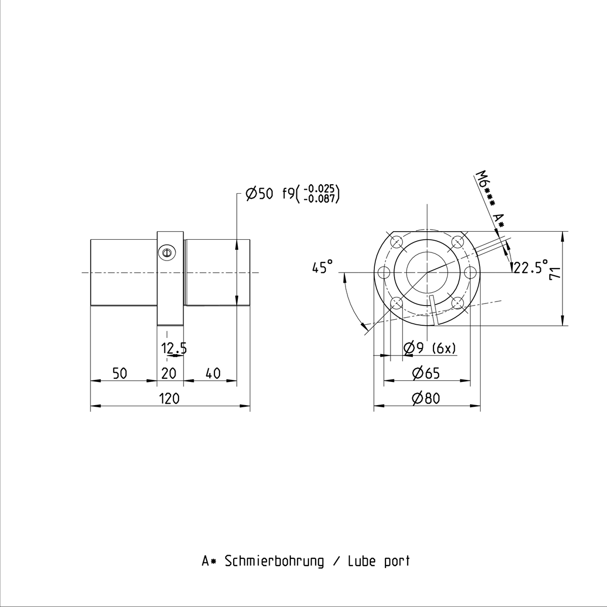 Одинарная гайка с регулируемым предварительным натягом Bosch Rexroth SEM-E-C 32X32RX3,969-3 [R151239055]
