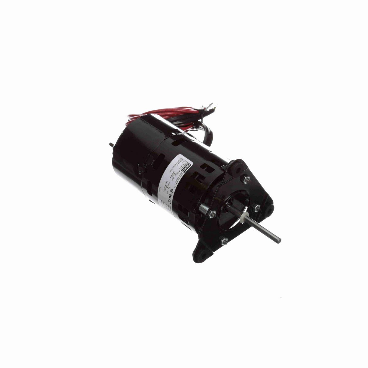 FASCO Draft Inducer Motor, 1/50 HP, 1 Ph, 60 Hz, 115 V, 1500 RPM, 1 Speed, 3.3" Diameter, OAO - D418