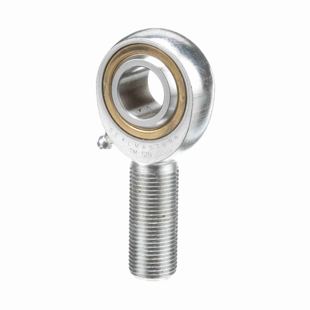 Sealmaster Male Rod End Bearing - Three-Piece Greasable Bronze Race - TM 12N