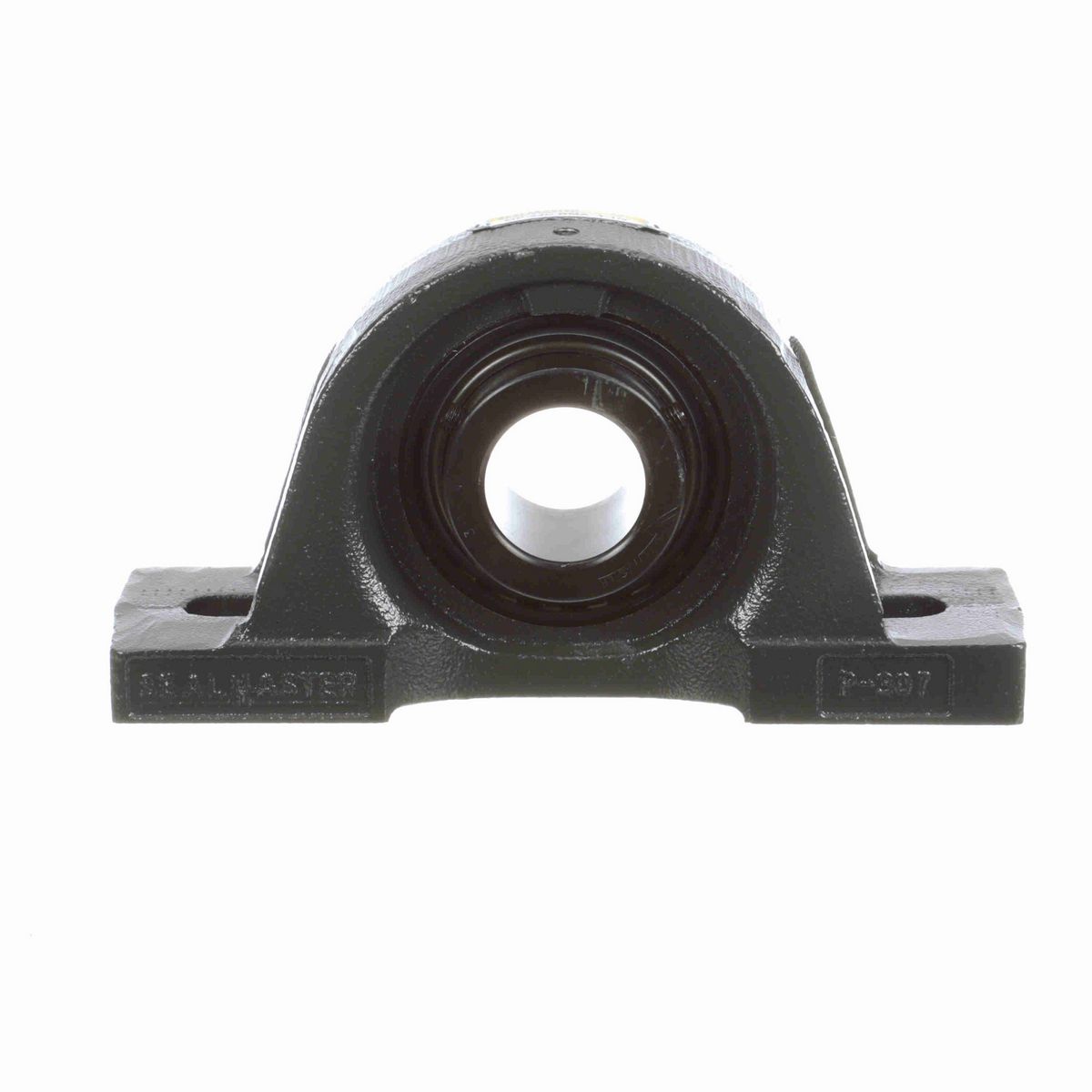 Sealmaster Mounted Cast Iron Two Bolt Pillow Block Ball Bearing - 52100 Bearing Steel, Black Oxided - Setscrew Lock - Reduced Maintenance - Lubed for Life - Air Handling - MP-24C RMA