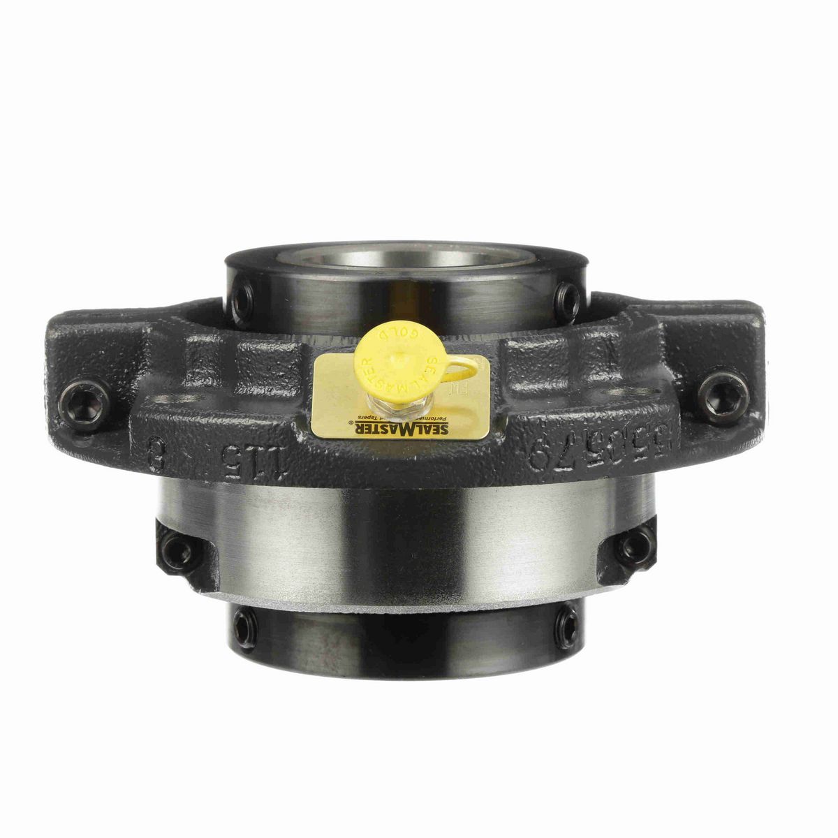 Sealmaster Mounted Cast Iron Piloted Flange Tapered Roller - 52100 Bearing Steel - Double Collar Mount Lock - RFP 115