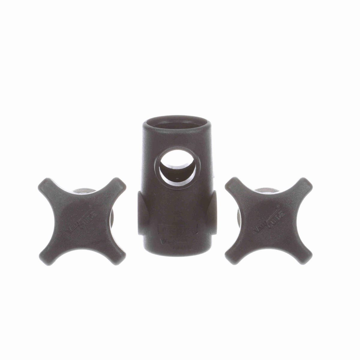 System Plast Cross Block for 5/8-in round x 5/8-in round w/ 2 Knobs - VG-621-58-58