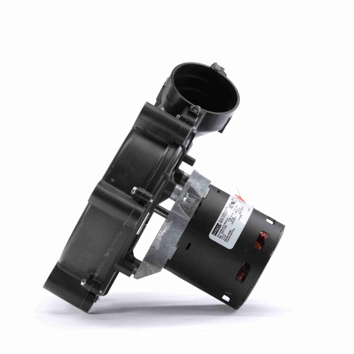 FASCO Round Outlet Shaded Pole OEM Replacement Draft Inducer Blower, 115 Volts, Flange: No - A086