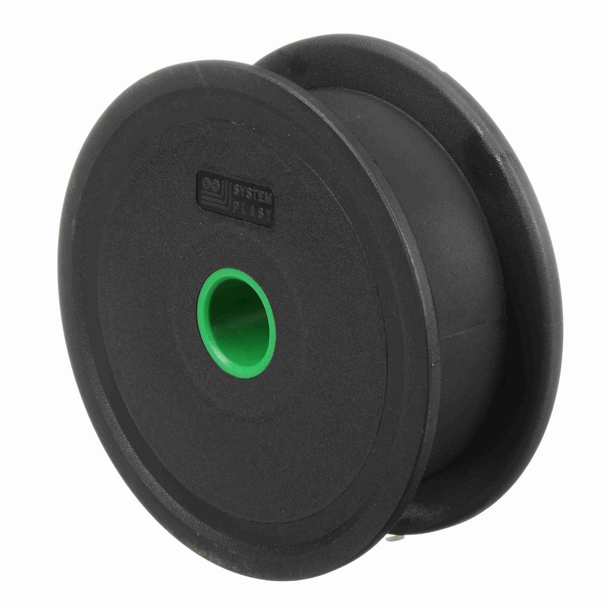 System Plast 820 Series Solid One Piece Molded Sprocket with 25 Teeth and a 1in Round Idler Bore - 820-25R1-WL