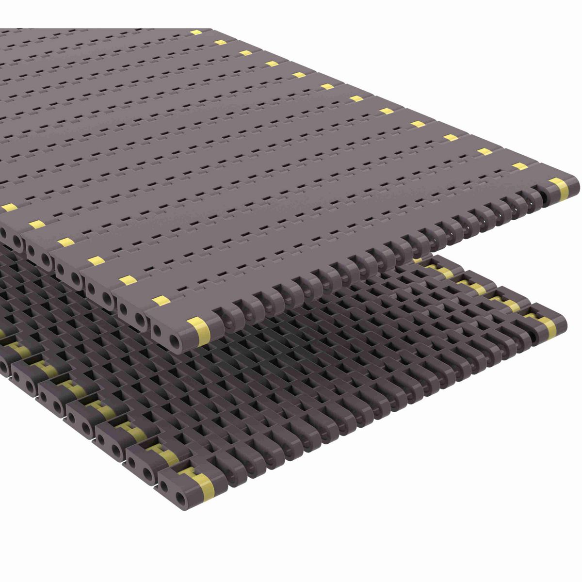 Rexnord 8505 Straight Running Solid Top, Material: Brown High Performance, Width: 7.5in, Pitch: 0.75in - 81418391