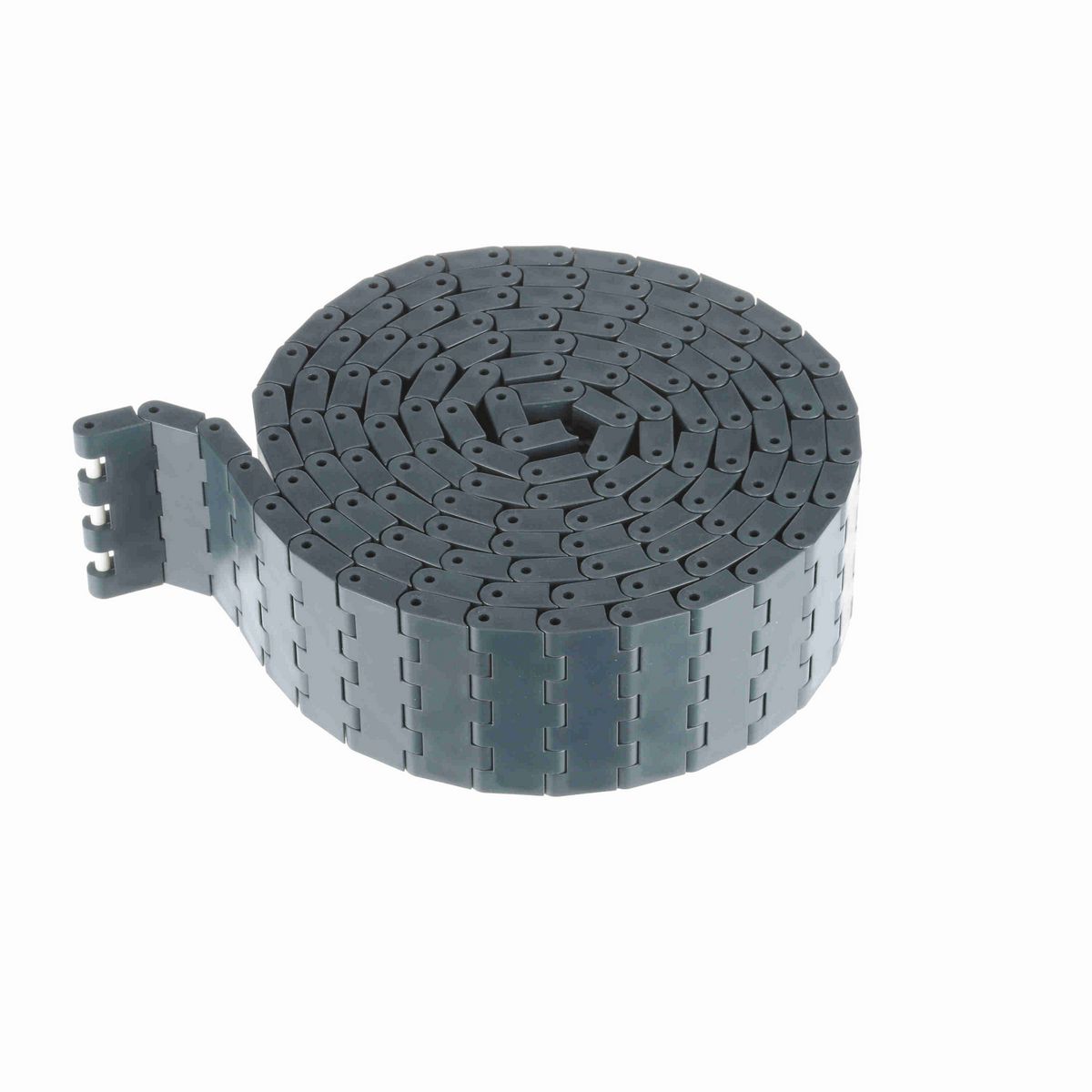 System Plast 2252FT Straight Running Solid Top, Material: NG evo (Gray Blue), Width: 3.25in, Pitch: 1in - NGE2252FT-K325-B1