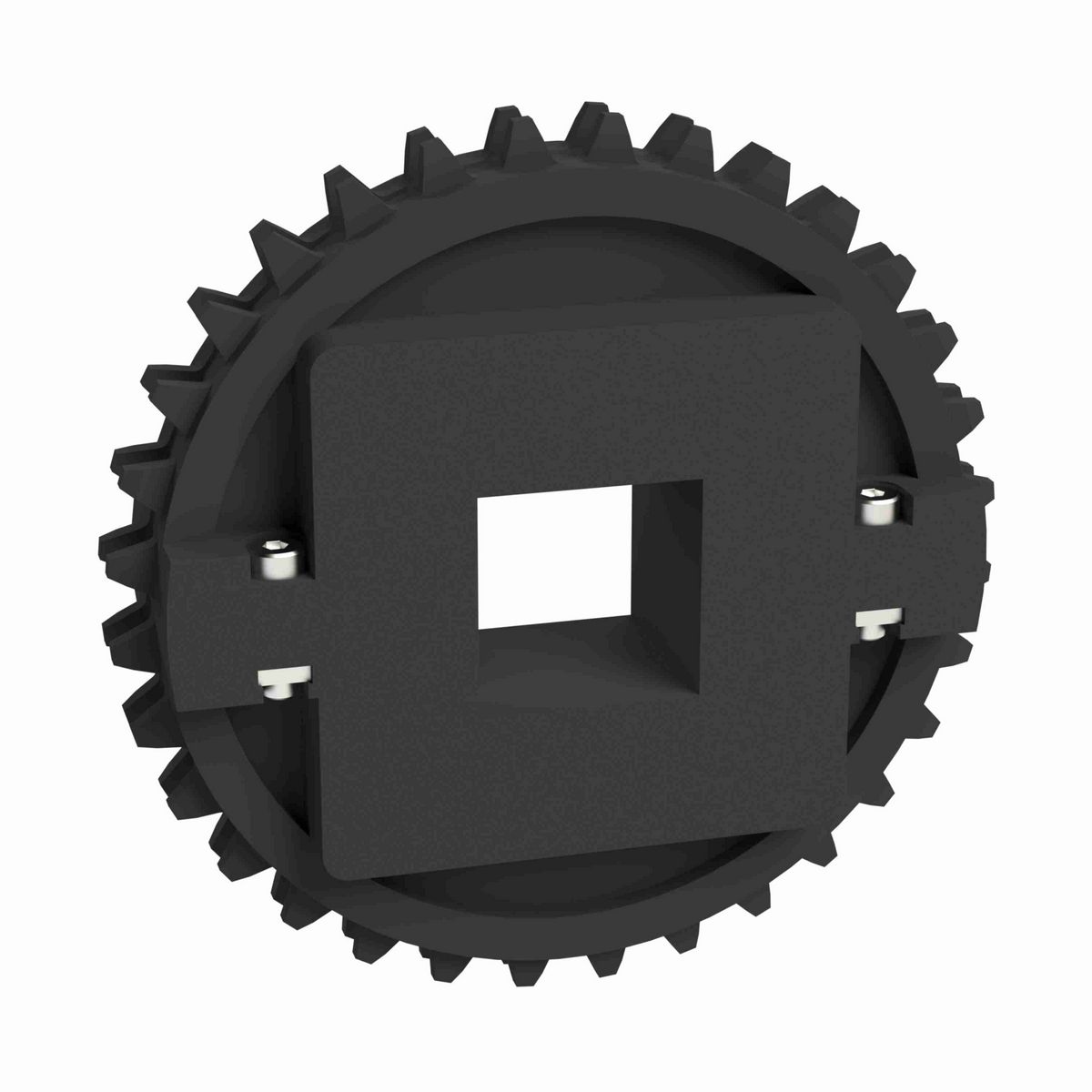 Rexnord 1500 Series Split Molded Nylon Sprocket with 32 Teeth and a 1-1/4in Square Bore - 614-148-5