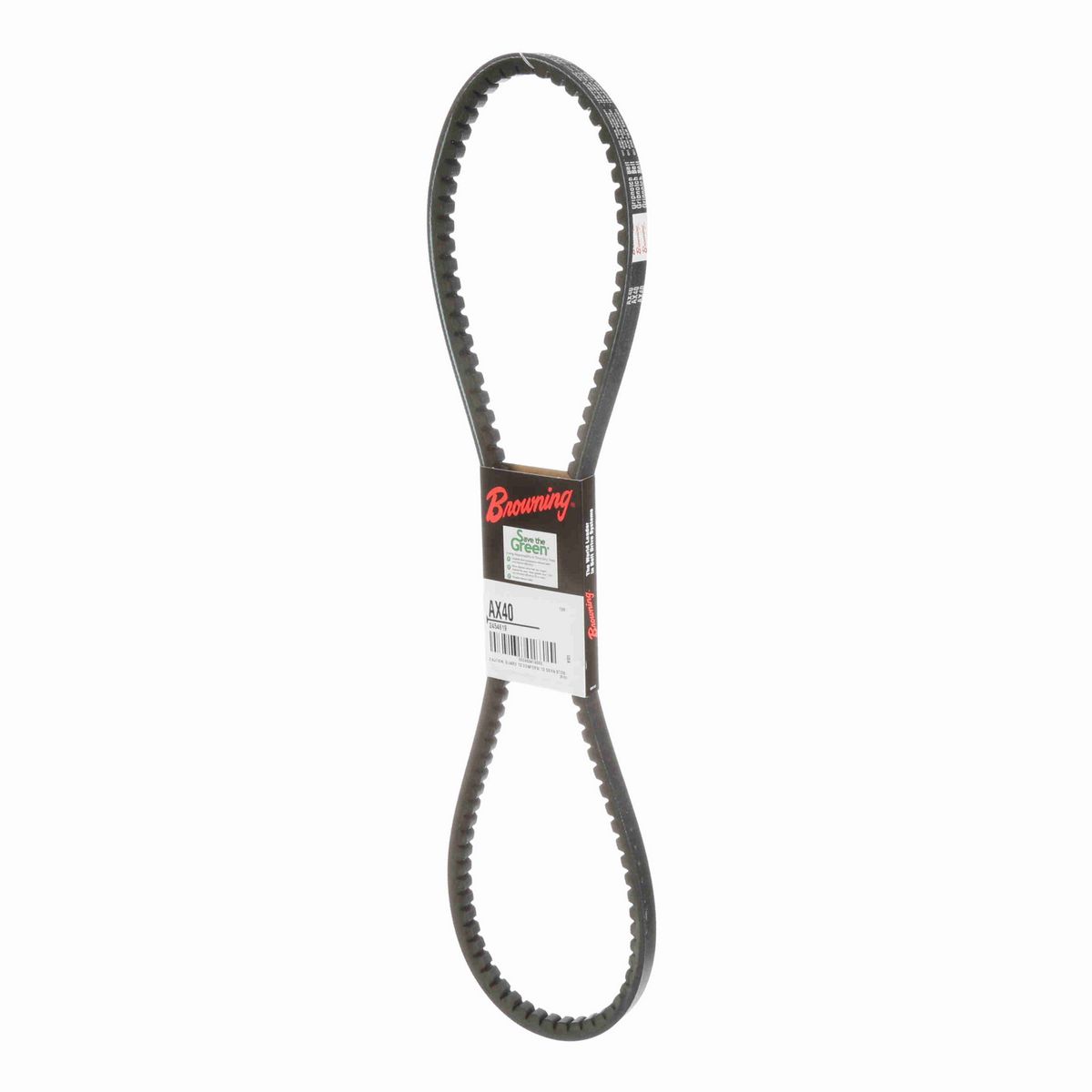 Browning EPDM Notched Belt 98% Efficient - AX40