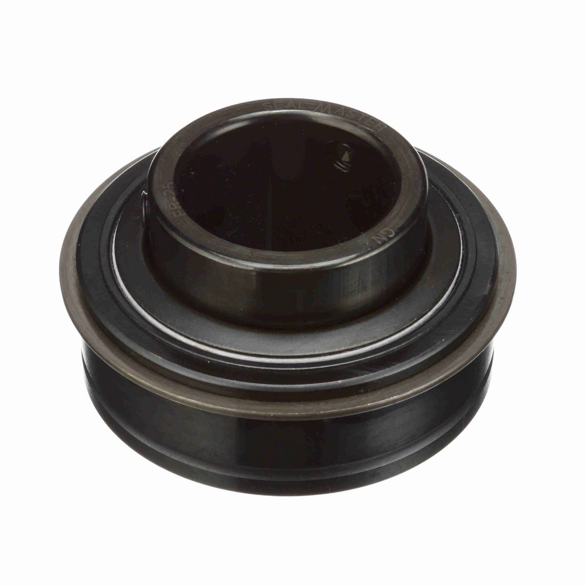 Sealmaster Mounted Insert Only Ball Bearing - 52100 Bearing Steel, Black Oxided - Setscrew Lock - ER-25