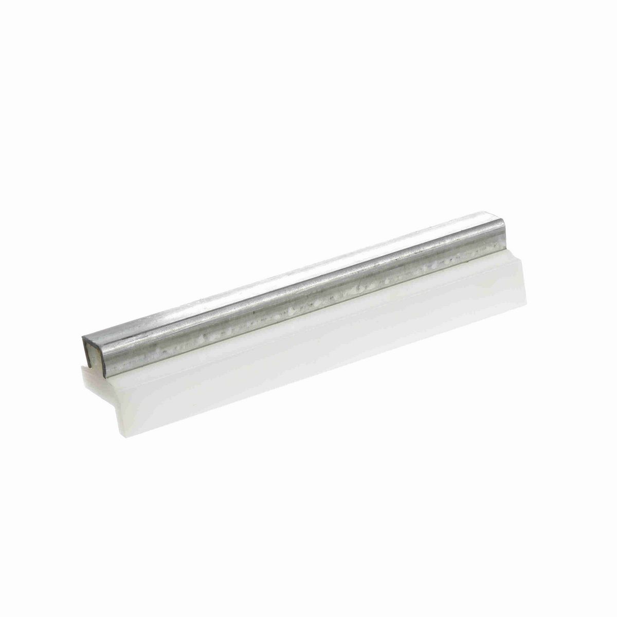 System Plast Modified Tee Guide Rail: 1.25"W X 1.21"H X 240"L White UHMW-PE - VG-GSLT-1.0X.38-20