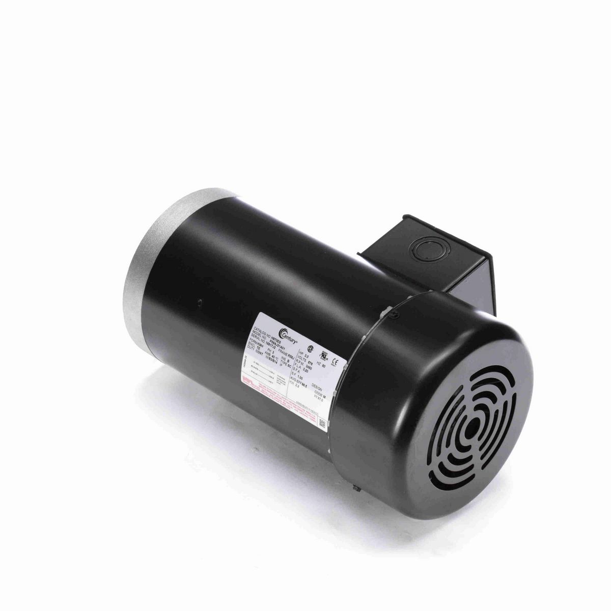 Century General Purpose Pump Motor, 3.0 HP, 3 Ph, 60 Hz, 575 V, 3600 RPM, R56J Frame, TEFC - H970ES
