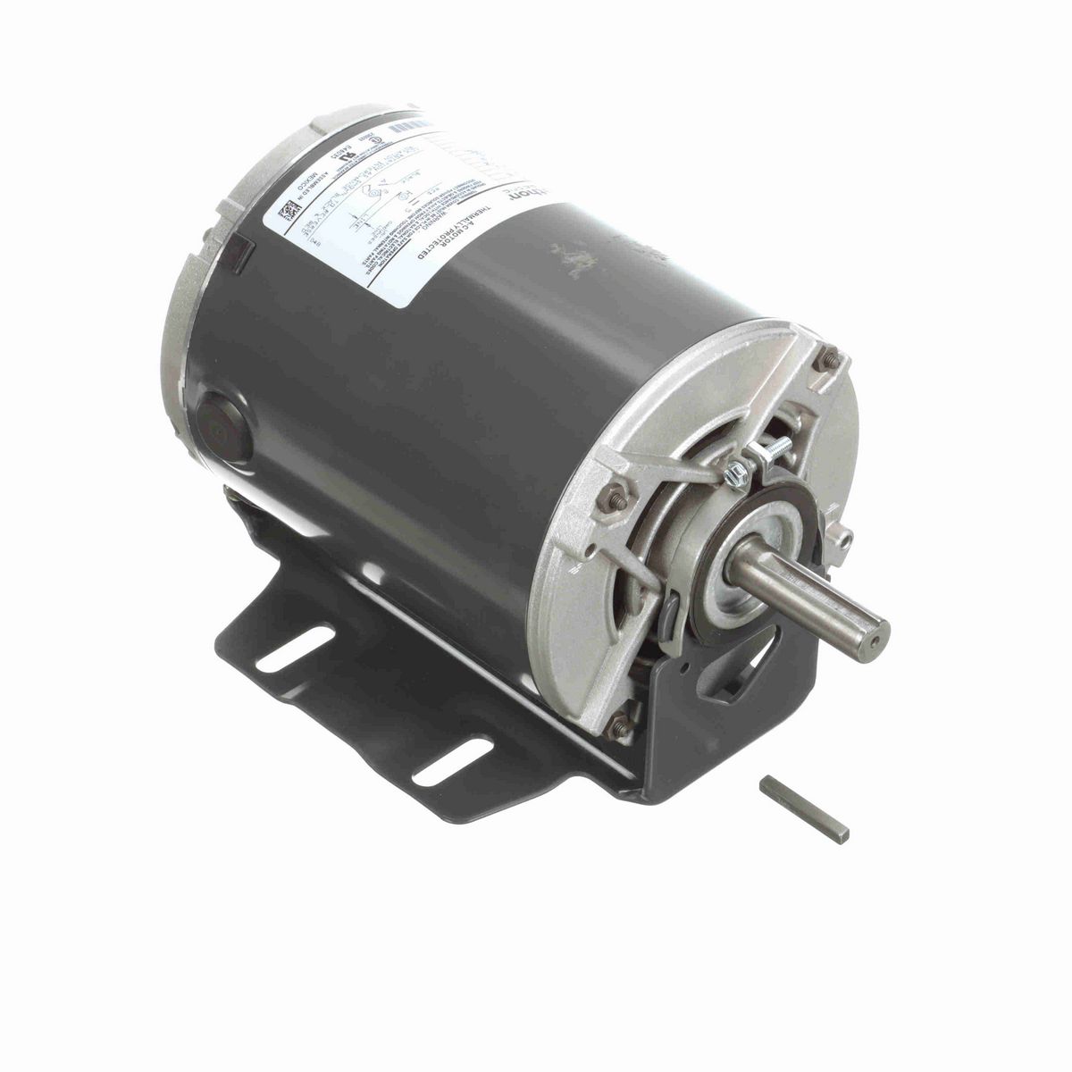 LEESON Fan and Blower Motor, 0.50 HP, 1 Ph, 60 Hz, 230 V, 1800 RPM, 56 Frame, DP - 4393
