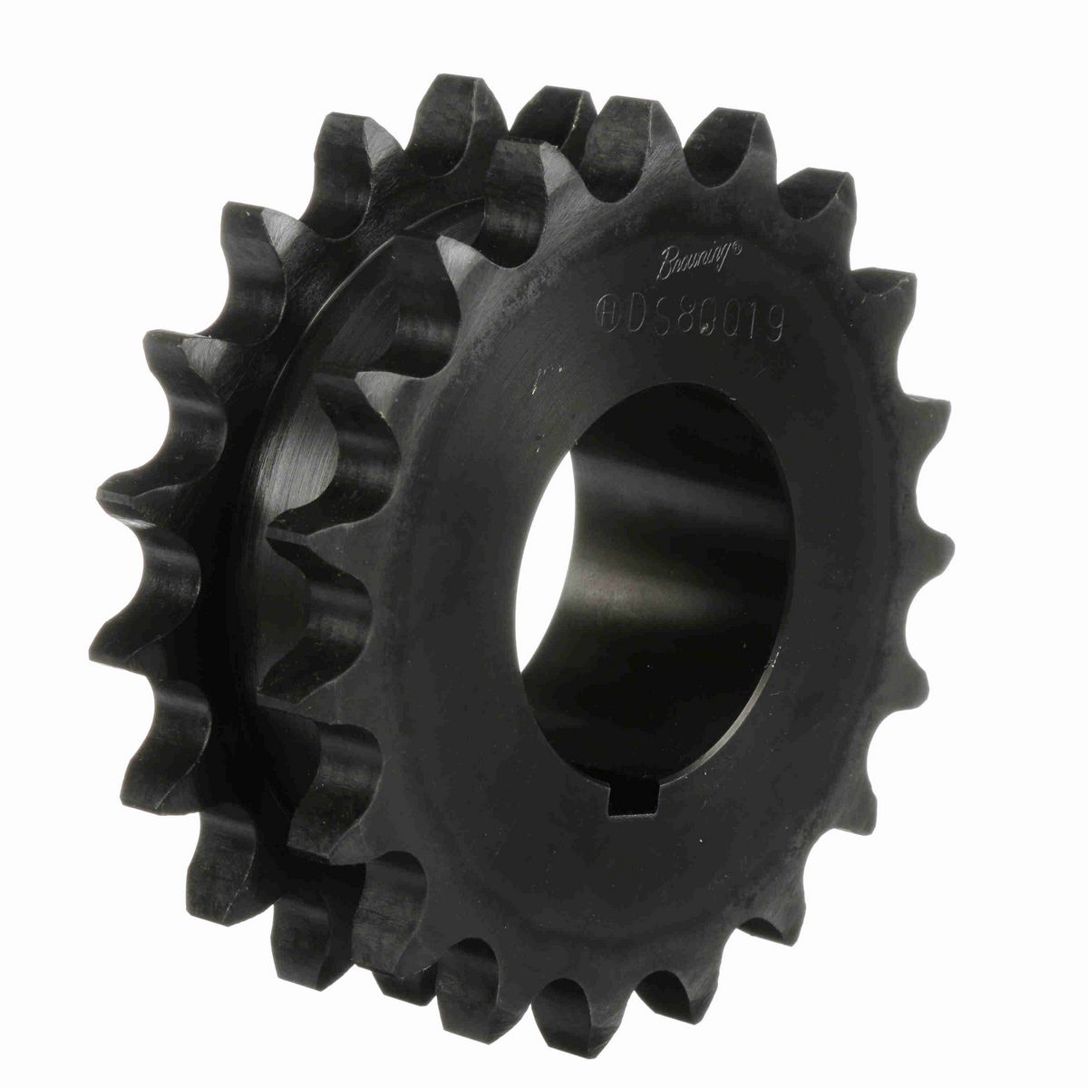 Browning Steel Bushed Bore Roller Chain Sprocket - DS80Q19