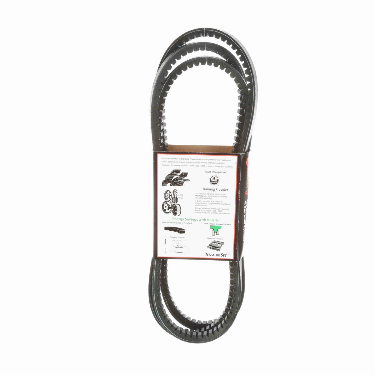 Browning EPDM Notched Belt 98% Efficient - BX112