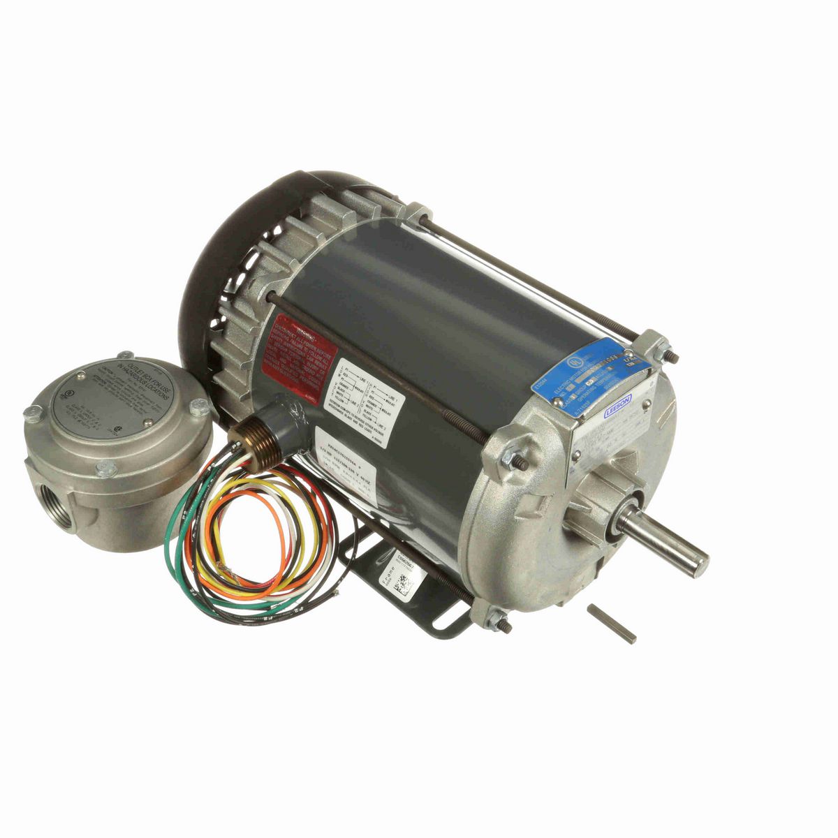 LEESON Explosion Proof Motor, 0.50 HP, 1 Ph, 60 Hz, 115/230 V, 1800 RPM, 56 Frame, EPFC - G654A