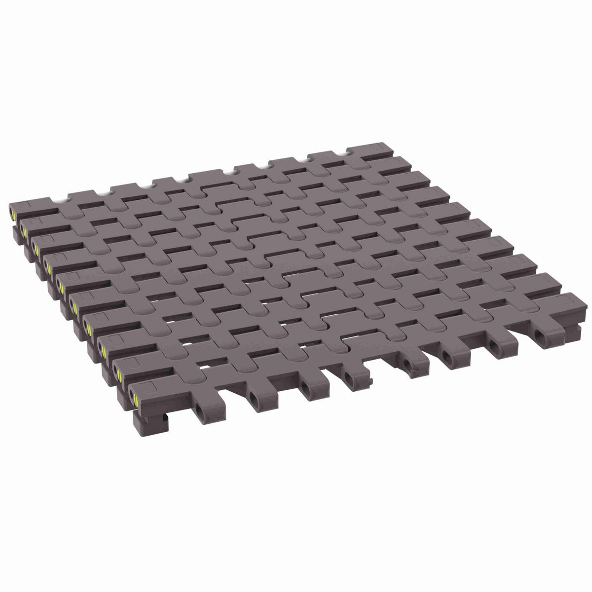 Rexnord 7956GT Side-flexing Flush Grid, Material: Brown High Performance, Width: 12in, Pitch: 1.25in - 81450631