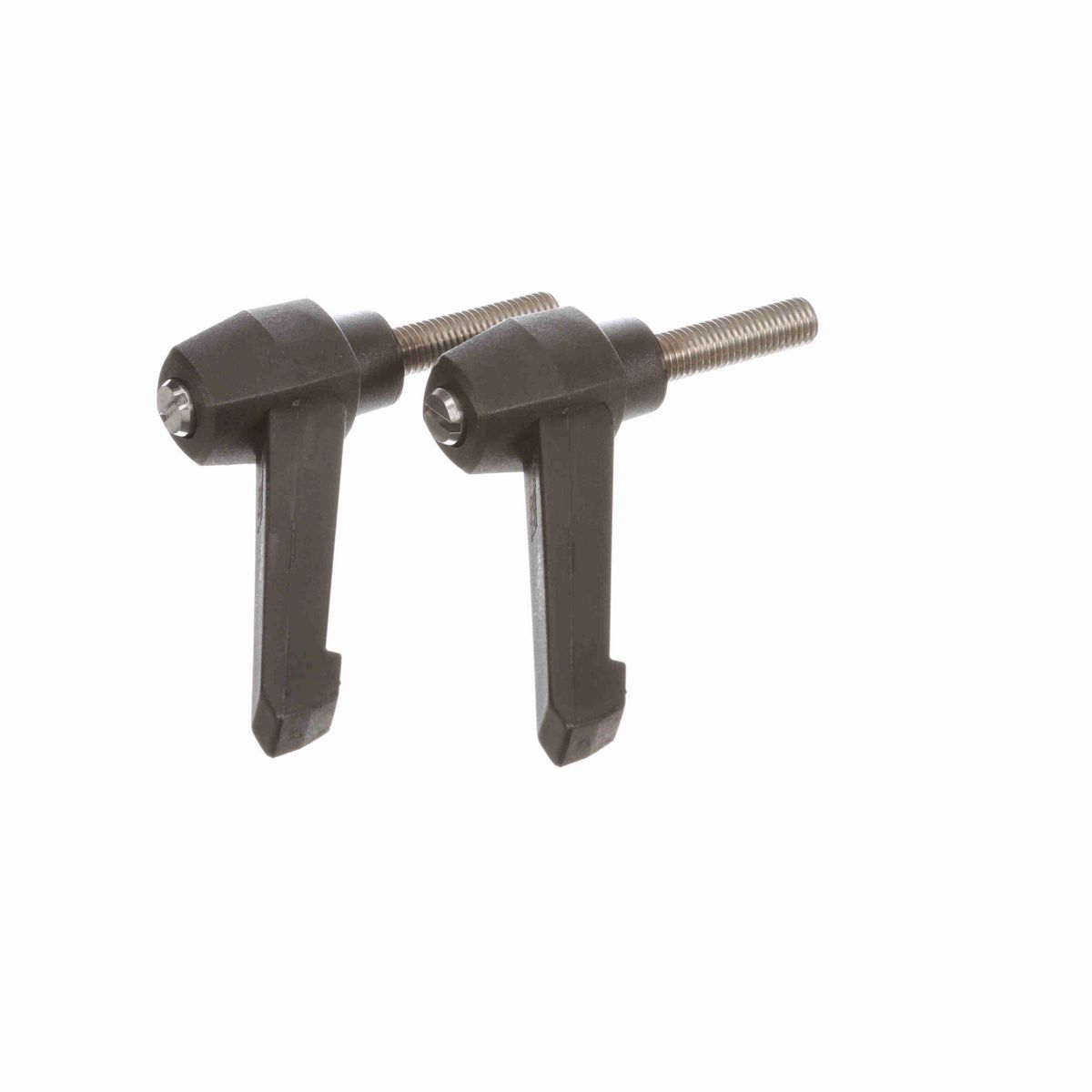 System Plast Ratchet Handle (Male); Thread: M10 x 1.5, Handle Length: 3.13-in Stud Length: 1.57-in, Color: Black - RH-30-BK-MSM10-40