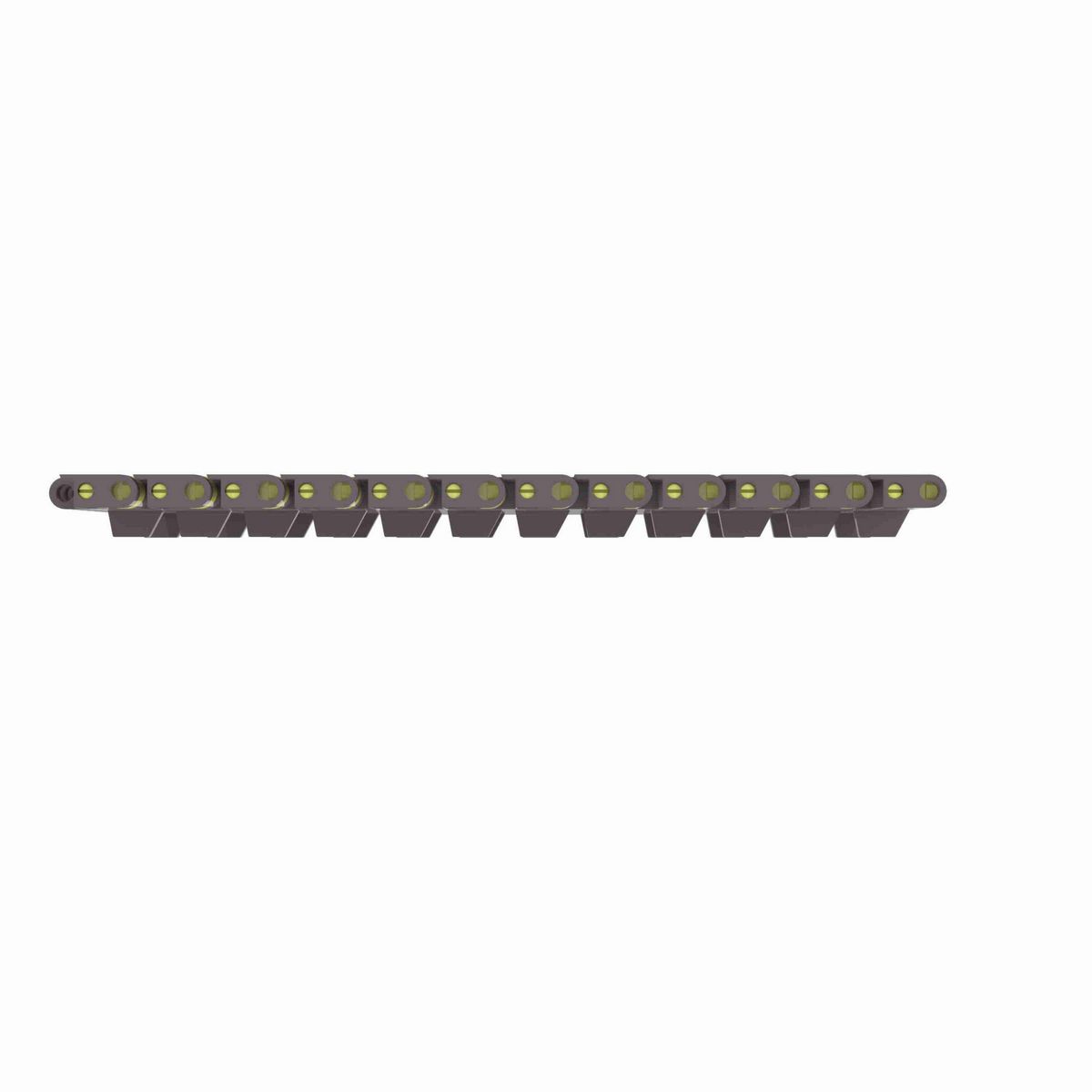 Rexnord 8505DTS Straight Running DTS®, Material: Brown High Performance, Width: 4.5in, Pitch: 0.75in - 81415791