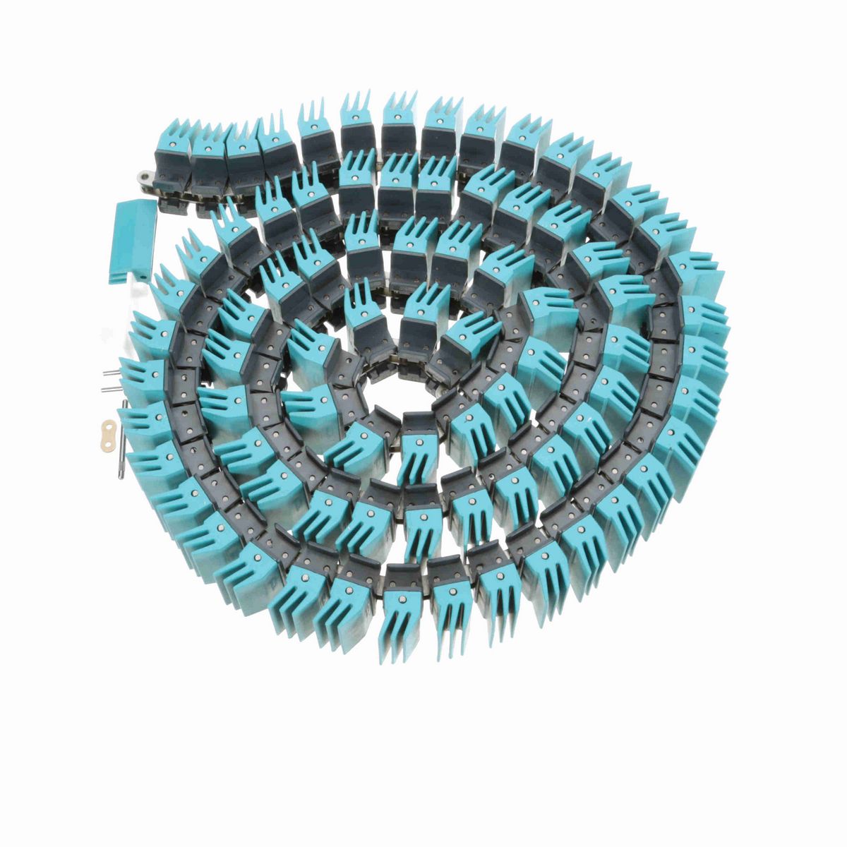 System Plast 1873TAB SideGrip™ Side-flexing, Material: NG evo (Gray Blue), Width: 3.25in, Pitch: 1.5in - NGE1873SS-TAB-K325GS1