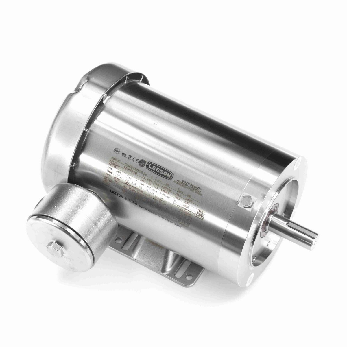 LEESON Premium Duck™ General Purpose Motor, 1.50 & 1.50 HP, 3 Ph, 60 & 50 Hz, 230/460 & 208-230/460 V, 1800 & 1500 RPM, 145TC Frame, TEFC - 121875.00