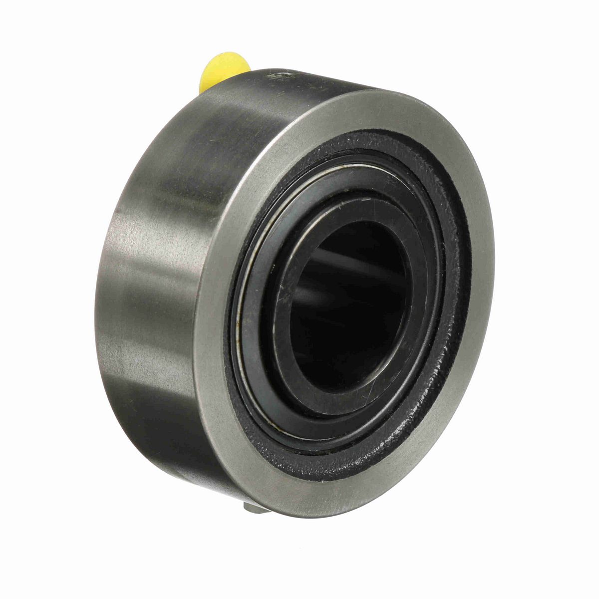 Sealmaster Mounted Cast Iron Cylindrical Cartridge Ball Bearing - 52100 Bearing Steel, Black Oxided - Setscrew Lock - SC-27