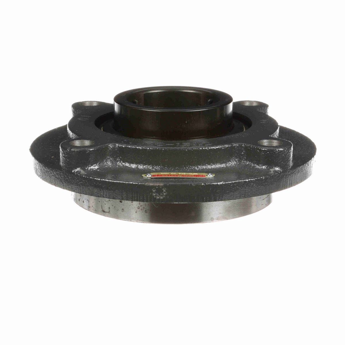 Sealmaster Mounted Cast Iron Flange Cartridge Ball Bearing - 52100 Bearing Steel, Black Oxided - Setscrew Lock - MFC-314