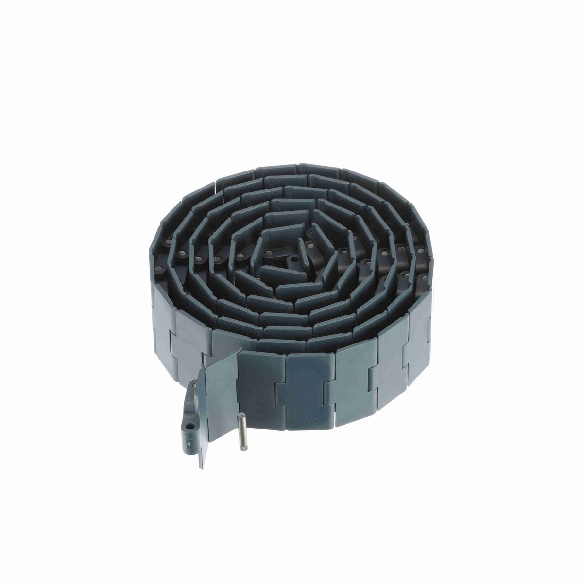 System Plast 828 Straight Running Solid Top, Material: NG evo (Gray Blue), Width: 3.3in, Pitch: 1.5in - NGE828-K330