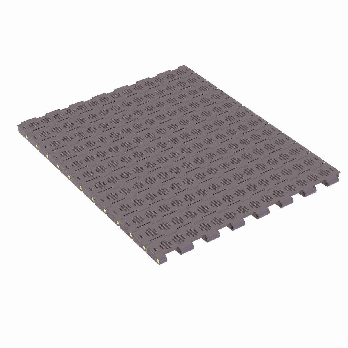 Rexnord 5706 Straight Running Flush Grid, Material: Brown High Performance, Width: 15in, Pitch: 1.5in - 81416775