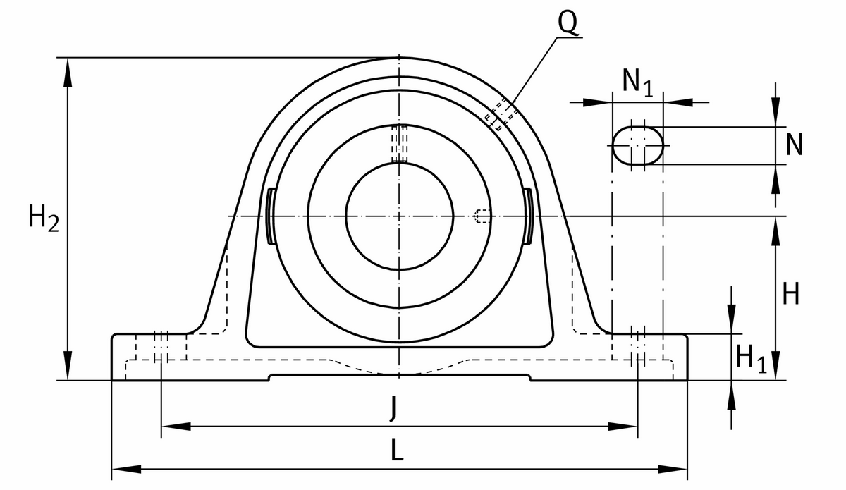 Узел стационарного корпуса LASE35-XL-N