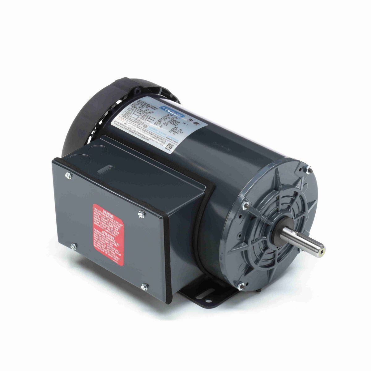 LEESON Agricultural Motor, 1.50 HP, 1 Ph, 60 Hz, 115/230 V, 1800 RPM, 56H Frame, TEFC - 117866.00