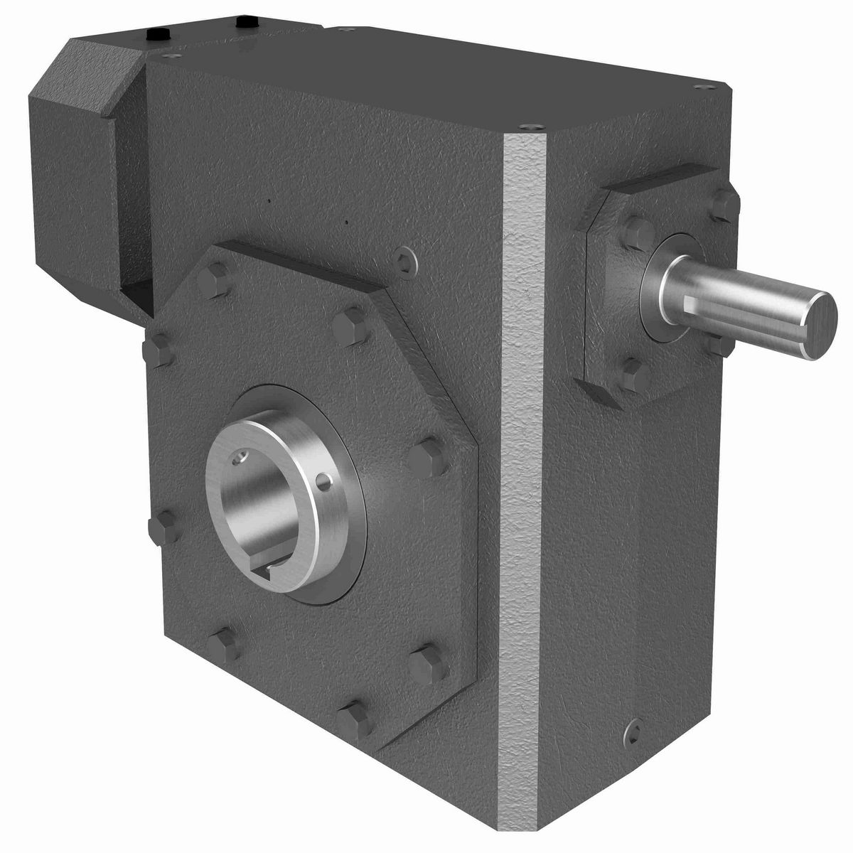 Hub City GW Series Worm Gear Reducer Cast Iron Single-Reduction Worm Reducer - GW602 40/1 A WR 2.188