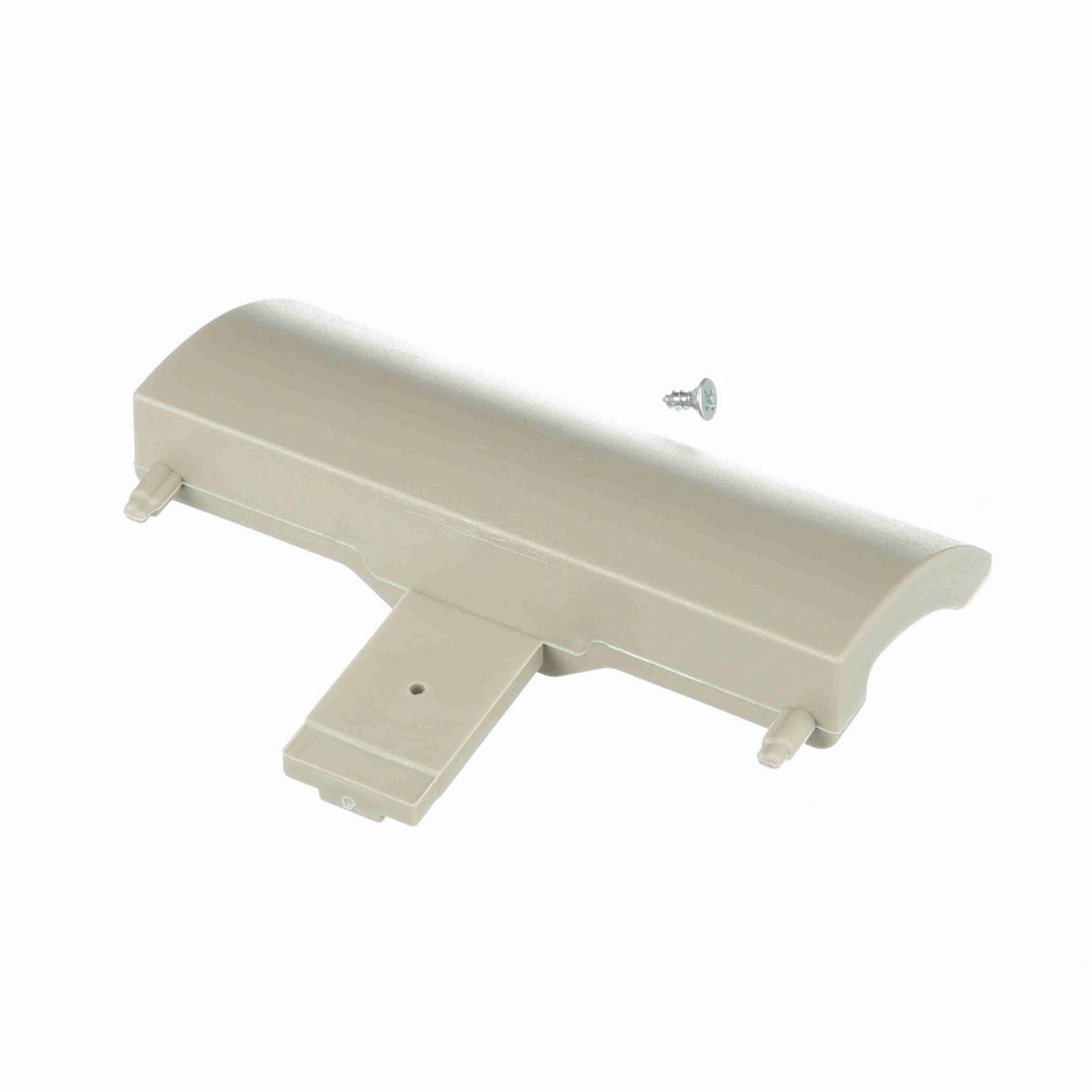 System Plast Nose/Side Plow: 0.87"W X 3.7"H X 2.83"L Gray Acetal - SHOE-94L42