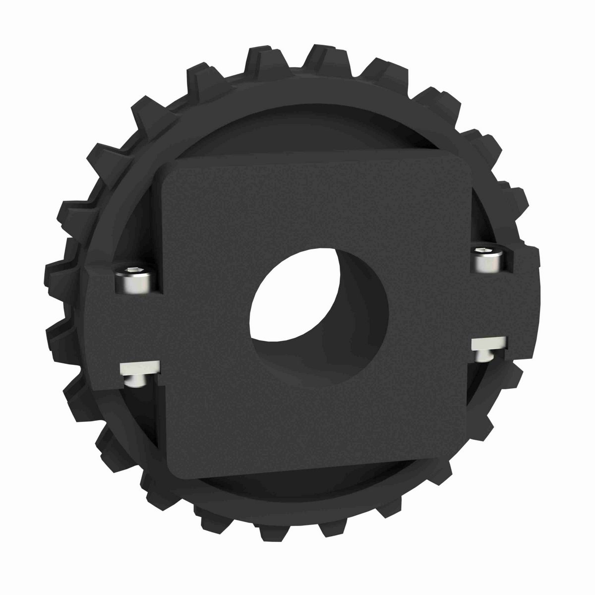 Rexnord 1500 Series Split Molded Nylon Sprocket with 24 Teeth and 1-1/4in Round Idler Bore - 614-143-12
