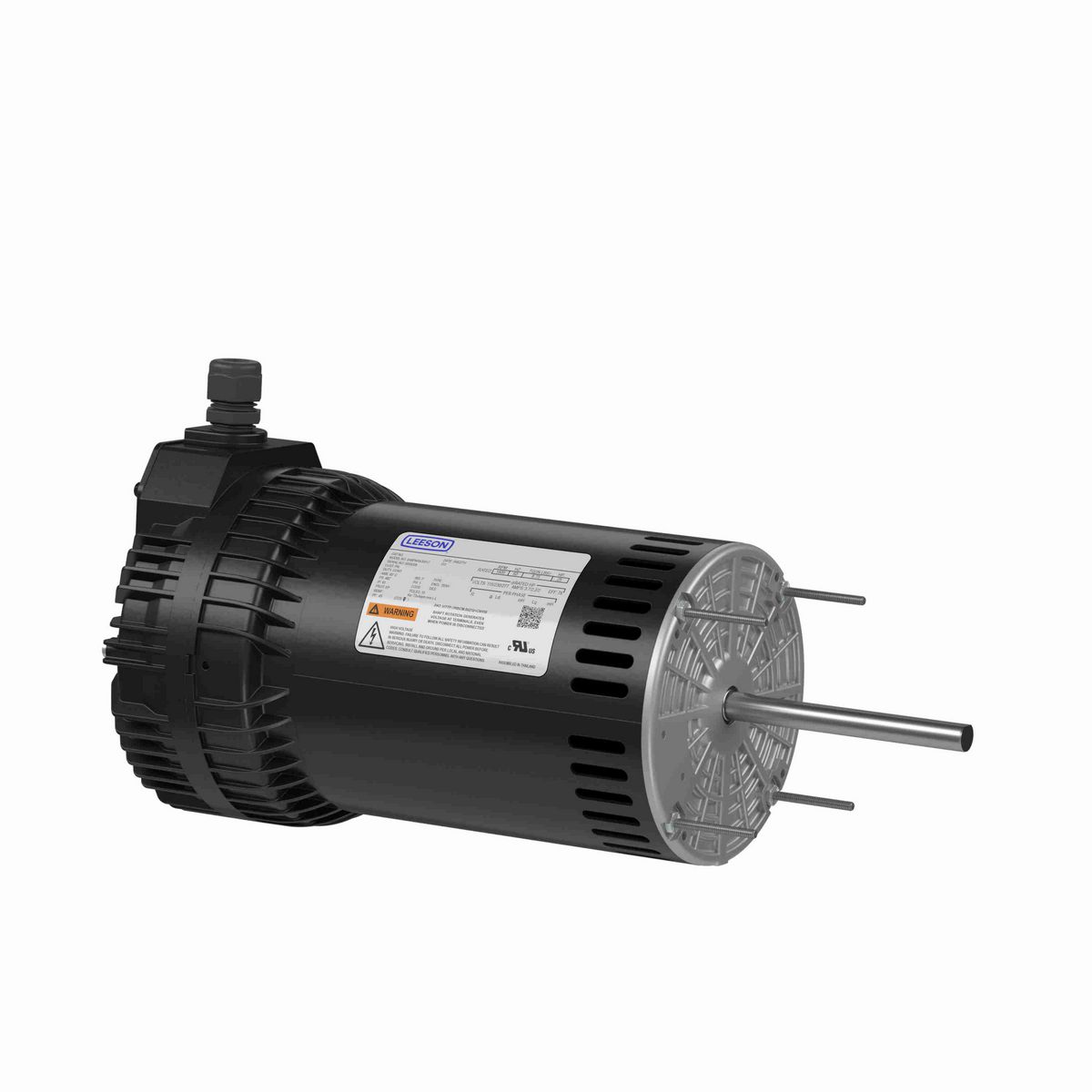 LEESON SyMAX®-SRi Fan & Blower Motor, 0.25 HP, 1 Ph, 60 Hz, 115/230/277 V, 720 RPM, 48Z Frame, TENV - SRi48T2