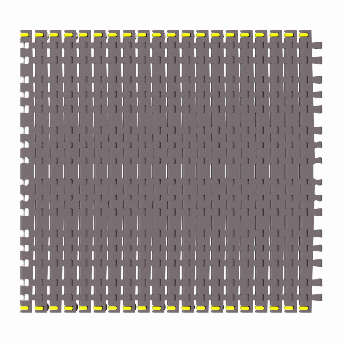 Rexnord 7956B Side-flexing Flush Grid, Material: Brown High Performance, Width: 24in, Pitch: 1.25in - 10324710