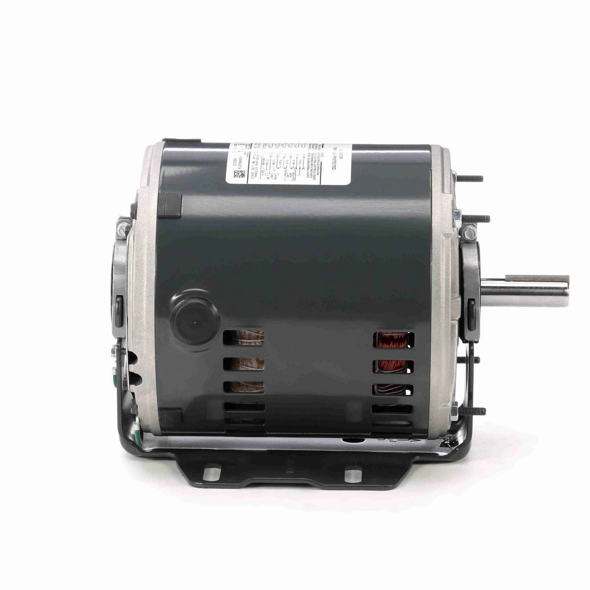 LEESON Fan and Blower Motor, 0.50 HP, 3 Ph, 60 Hz, 208-230/460 V, 1800 RPM, 56 Frame, DP - K1408