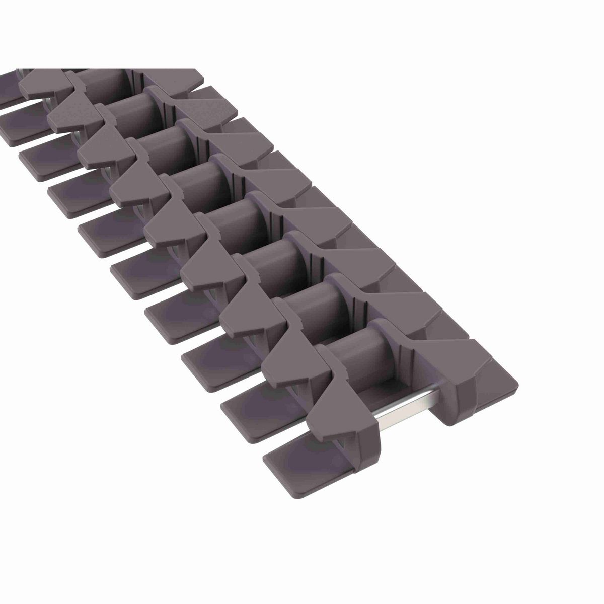 Rexnord 770TAB Side-flexing Solid Top, Material: Brown High Performance, Width: 3.25in, Pitch: 1in - 81433921