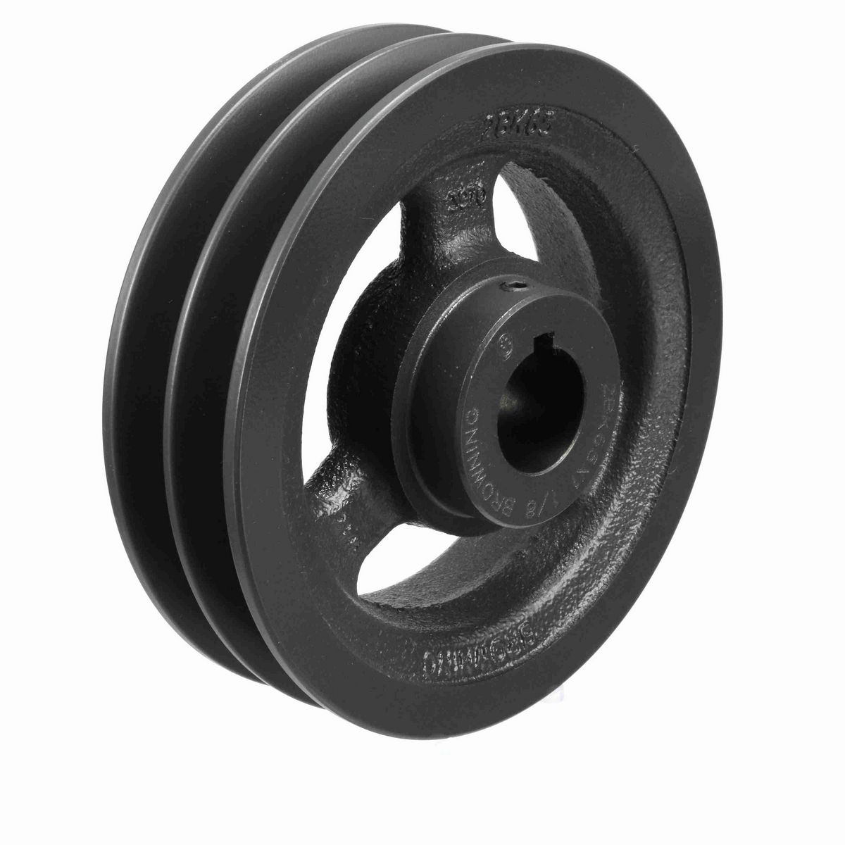 Browning 2 Groove Cast Iron FHP - Finished Bore Sheave - 2BK65X 1 1/8