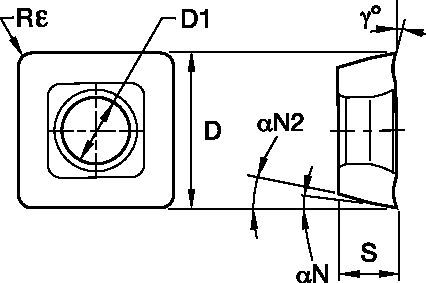 Drill Fix DFSP - HP Inserts Kennametal Drill Fix DFSP - HP Inserts [4042908]
