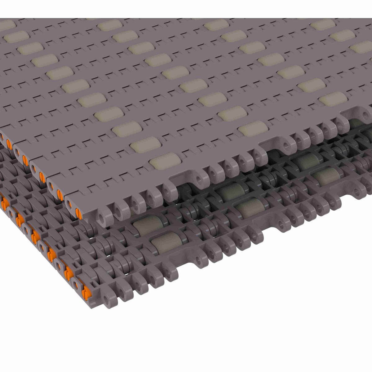 Rexnord 7743 Straight Running Low Backline Pressure, Material: Brown High Performance, Width: 18in, Pitch: 1in - 10324683