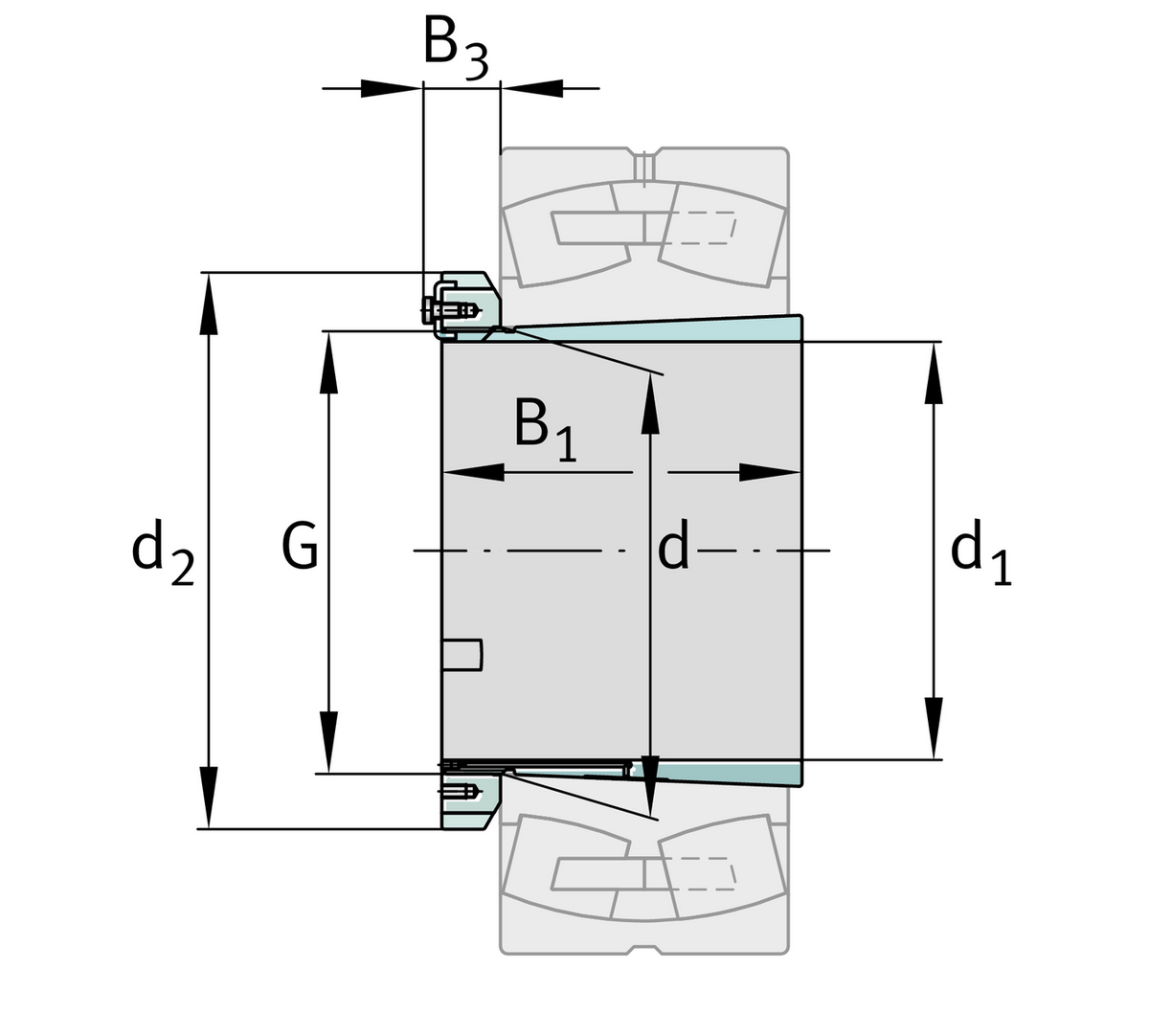 Закрепительная втулка FAG H24044-HG