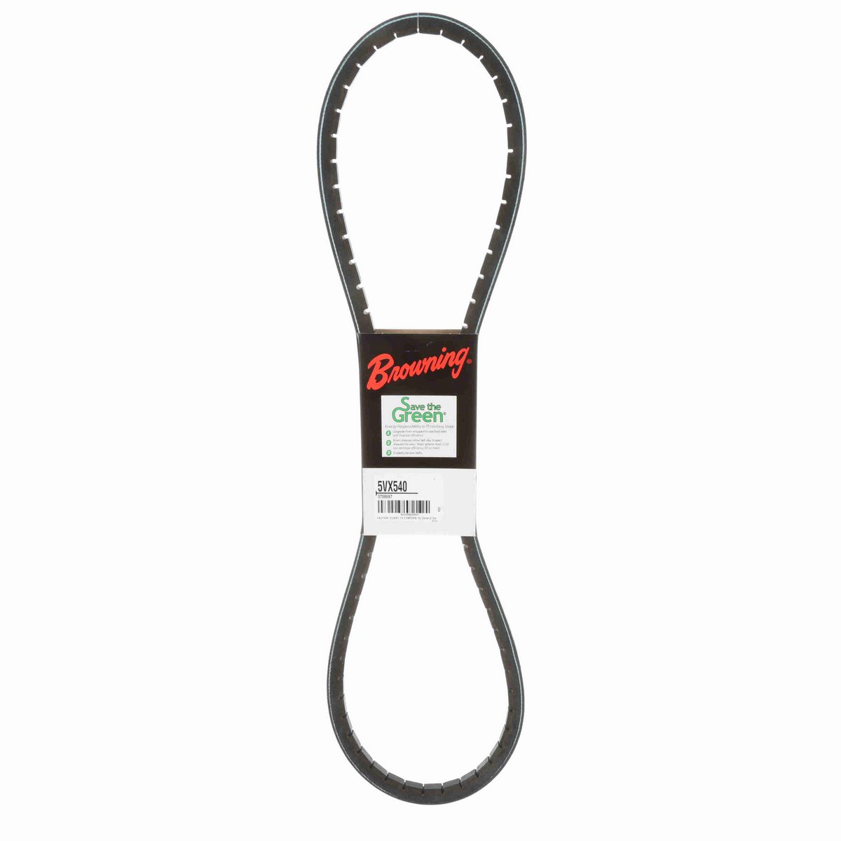 Browning EPDM Notched Belt 98% Efficient - 5VX540
